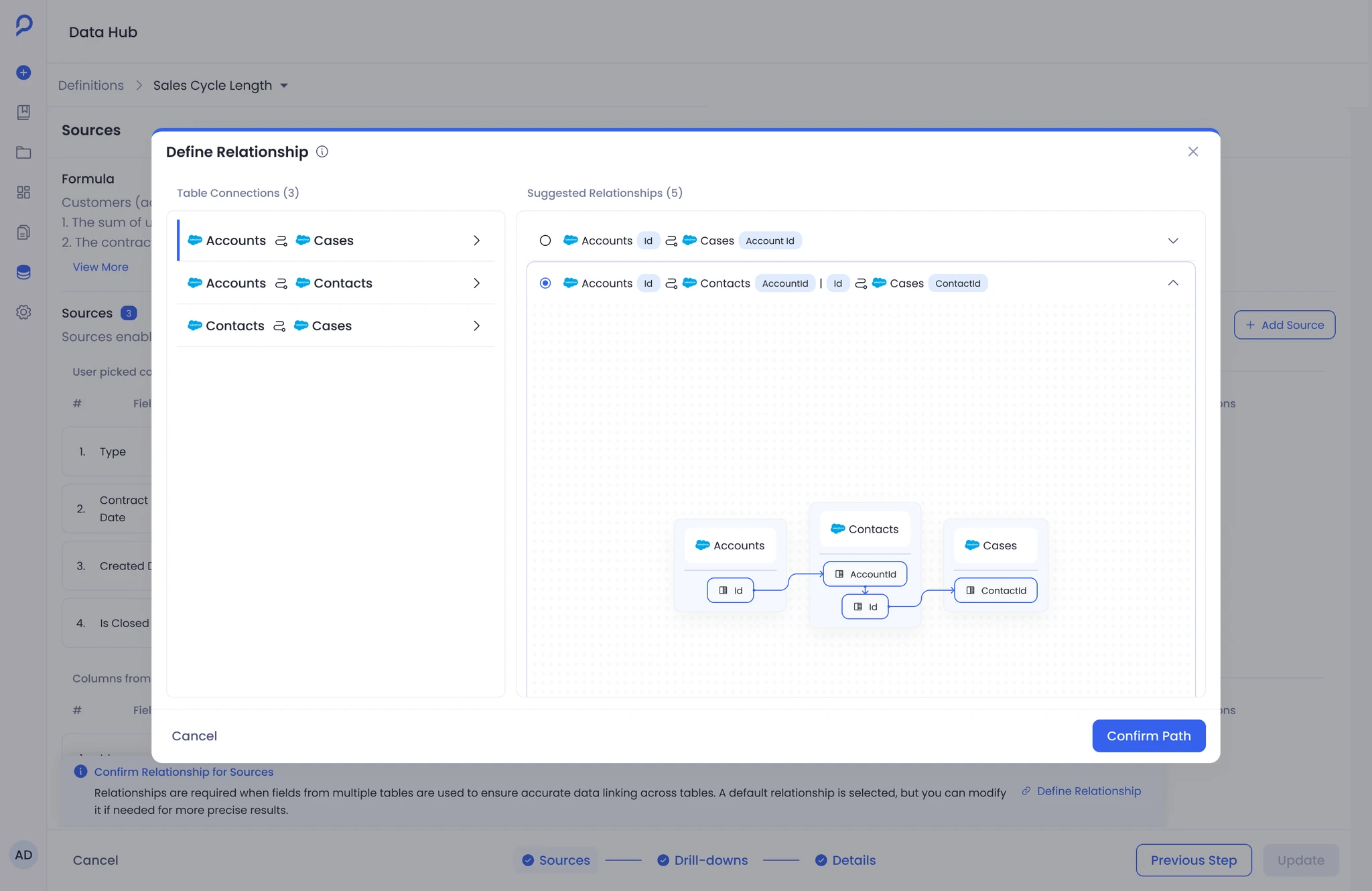 Merge Path Selection